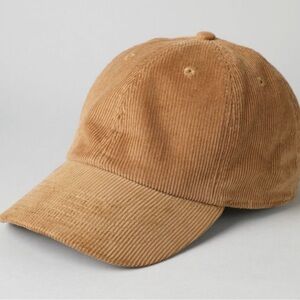 Ladies  Tan Corduroy Cap